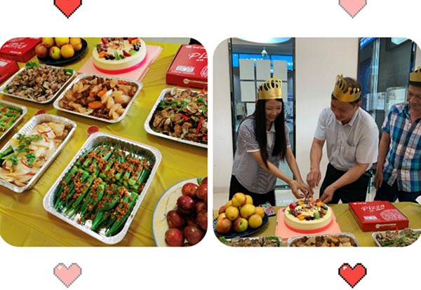 立信舉辦了(le)6月(yuè)的(de)生(shēng)日(rì)會(huì)！！